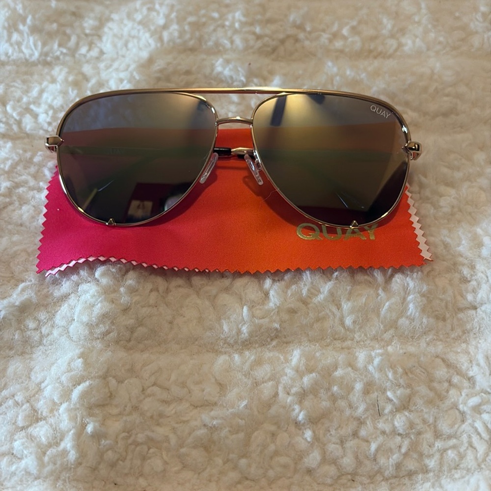 COPY - Brushed Gold Frame / Brown Lens SKU 73680 sunglasses